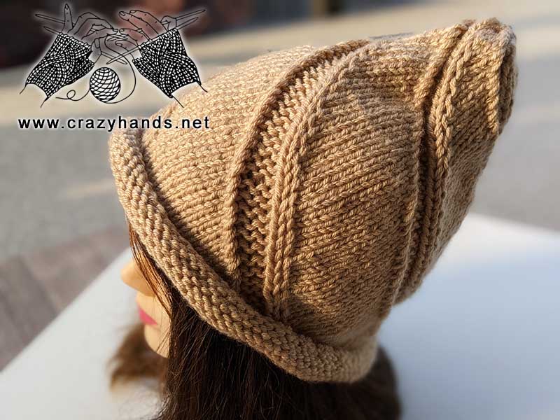 swirl knit hat pattern