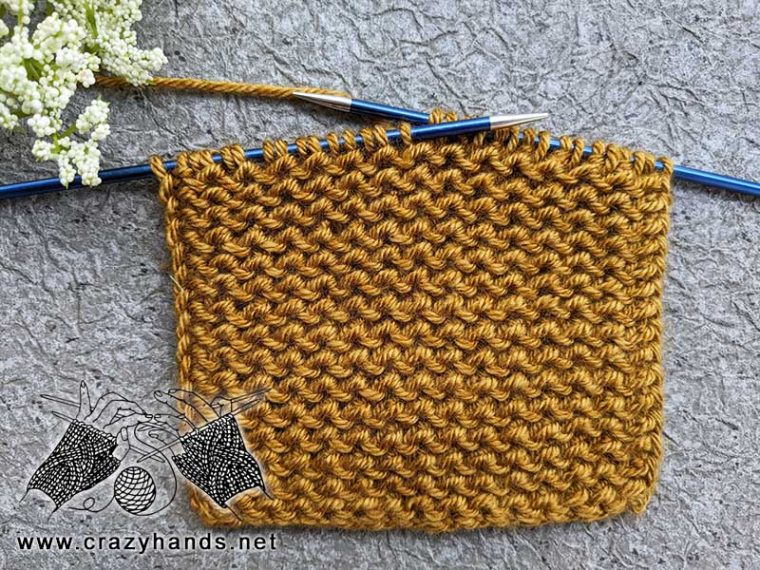 Free Knit Stretchy (Elastic) Stitch Pattern · Crazy Hands