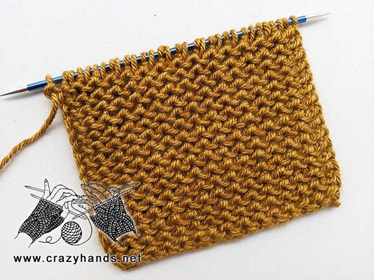 Free Knit Stretchy (Elastic) Stitch Pattern · Crazy Hands