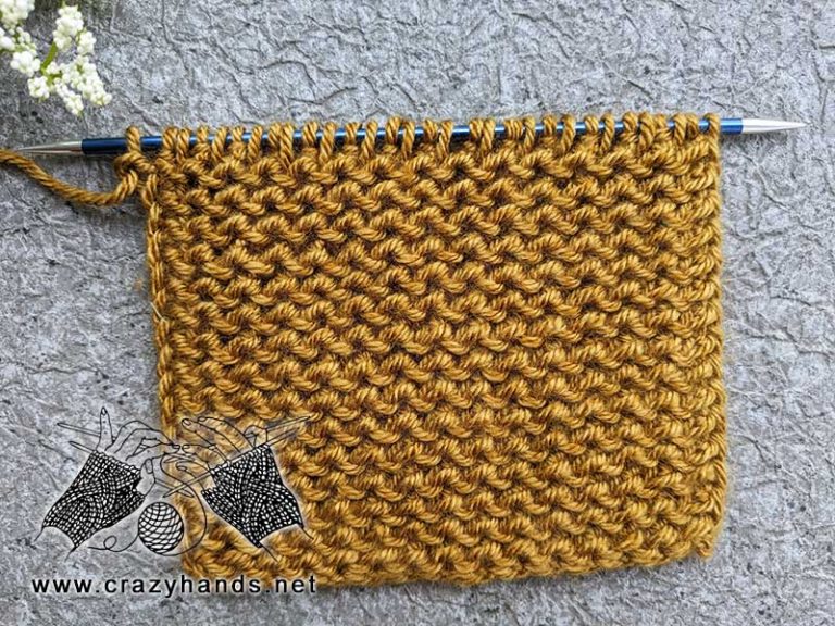 Free Knit Stretchy (Elastic) Stitch Pattern · Crazy Hands