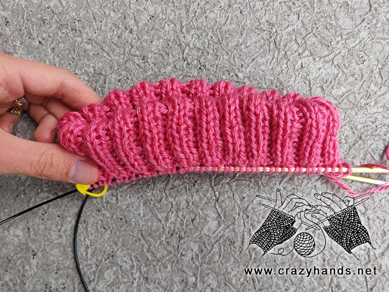 knit double ribbing instructions