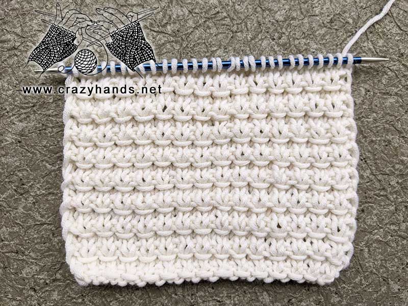 knit four row sttich
