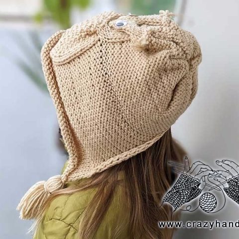 Ads Free Knit Owl Hat Pattern Crazy Hands