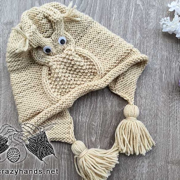 knit owl hat pattern