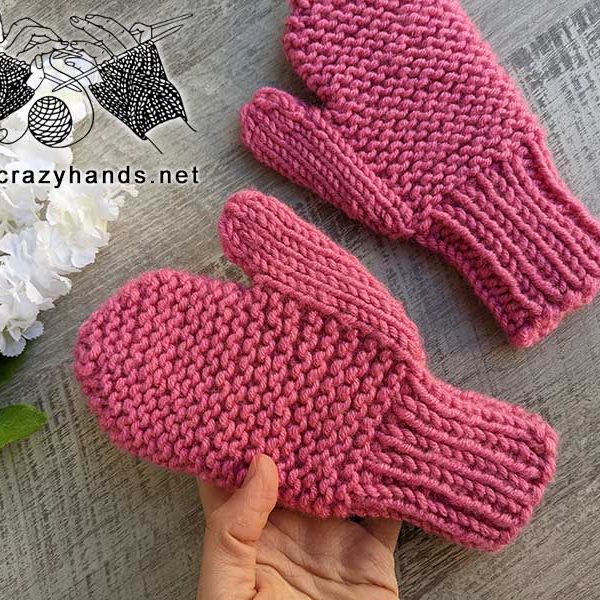 child mittens knitting pattern
