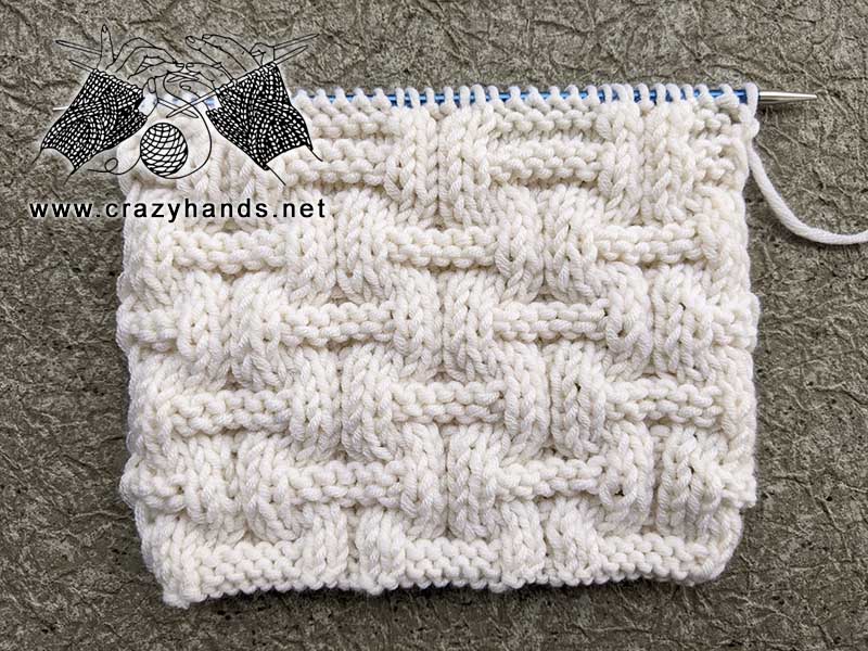 knit maze stitch pattern