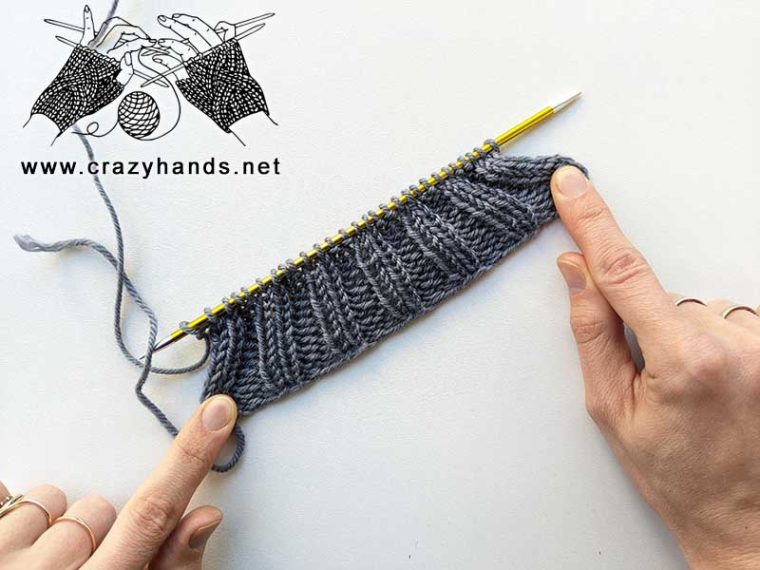 Free Knit 1x1 and 2x2 Rib Elastic CastOn Methods · Crazy Hands