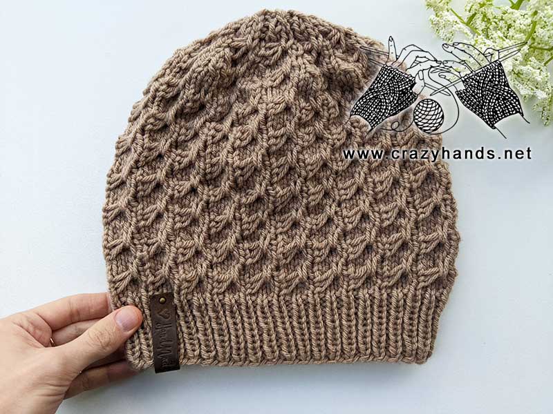 swivel knit winter hat pattern
