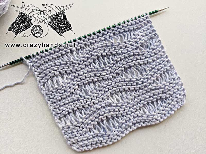 knit summer lace stitch