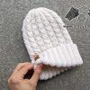 knit lunar cable hat