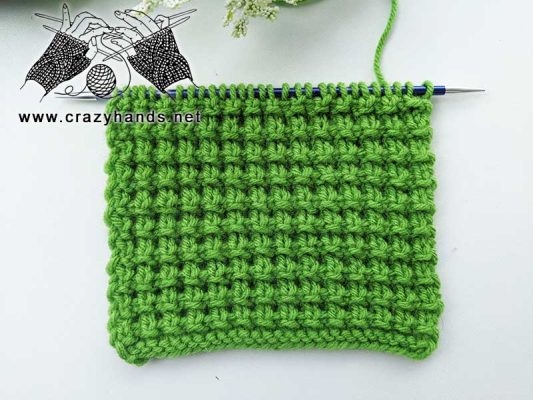 Free Running Bond Knit Stitch Pattern · Crazy Hands