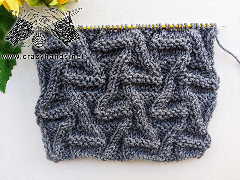 knit z-line stitch