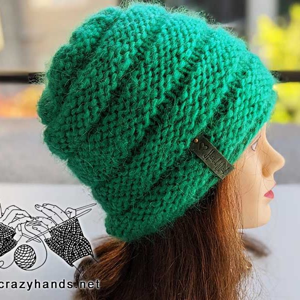 reversible chunky hat knitting pattern