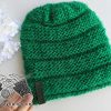 reversible knit chunky hat