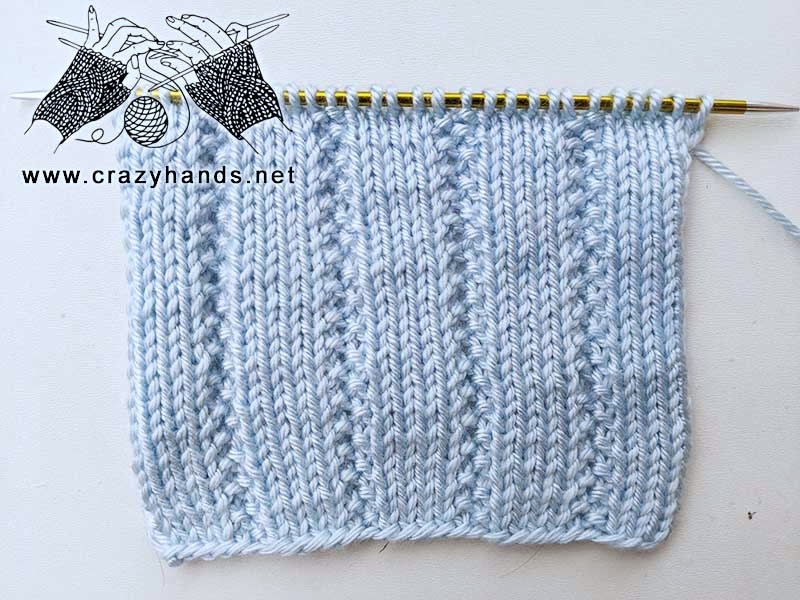 knit combo stitch pattern