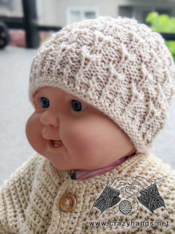 Free Knit Newborn Baby Hat Pattern · Crazy Hands