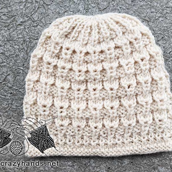 knit newborn baby hat pattern