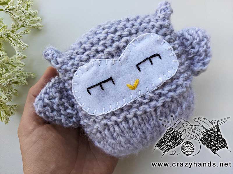 knit owl toy pattern