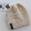 knit two-needles hat