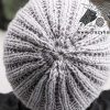 crown's look of the knit ribbed men's hat