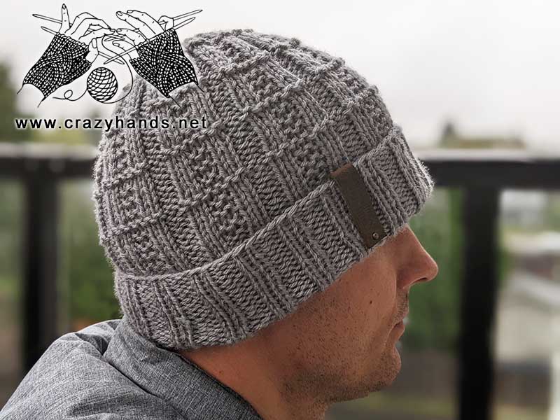 knit and purl hat for men