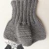 unsown flat knit baby sock