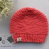 knit newborn baby beanie