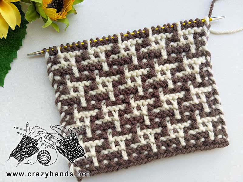 easy knit slip stitch colorwork
