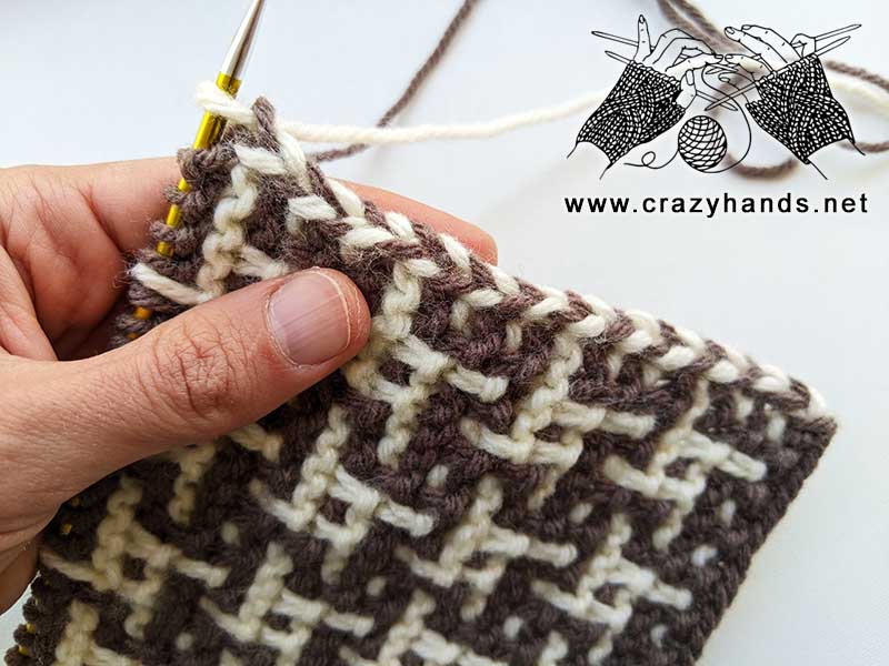 knit slip stitch colorwork