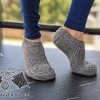 flat knit low-cut slippers pattern