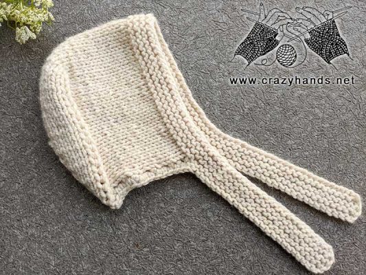 Free Super Bulky Knit Bonnet Pattern · Crazy Hands