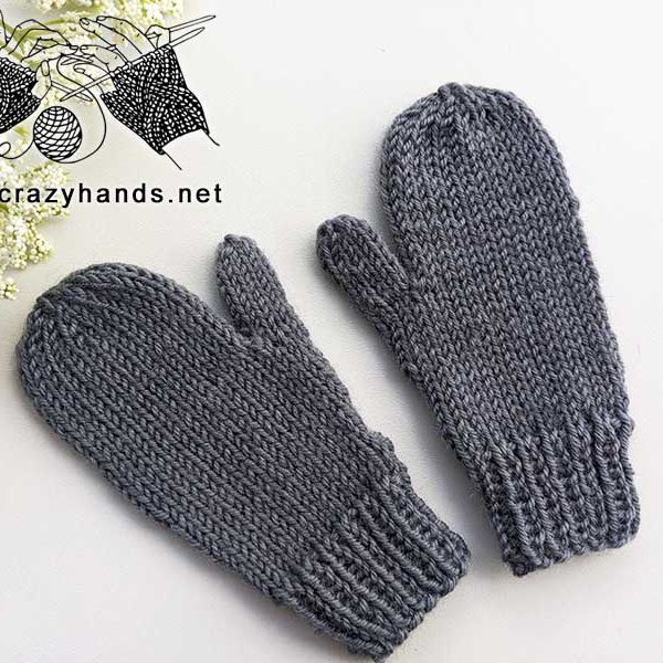 knit toddler mittens pattern