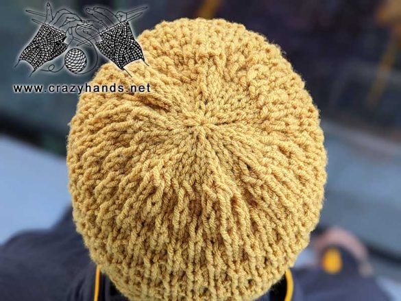 Free Quick & Cozy Knit Brimmed Hat Pattern for Men · Crazy Hands