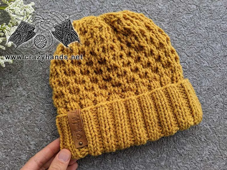 Free Quick & Cozy Knit Brimmed Hat Pattern for Men · Crazy Hands