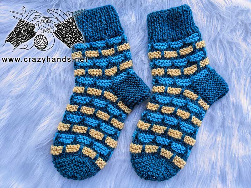 bricklane flat knit socks on the flat surface