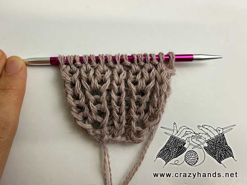 knit baktus scarf increases