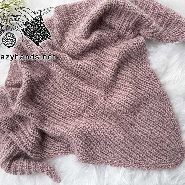 knit baktus scarf pattern