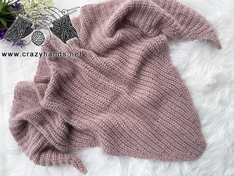 knit baktus scarf pattern